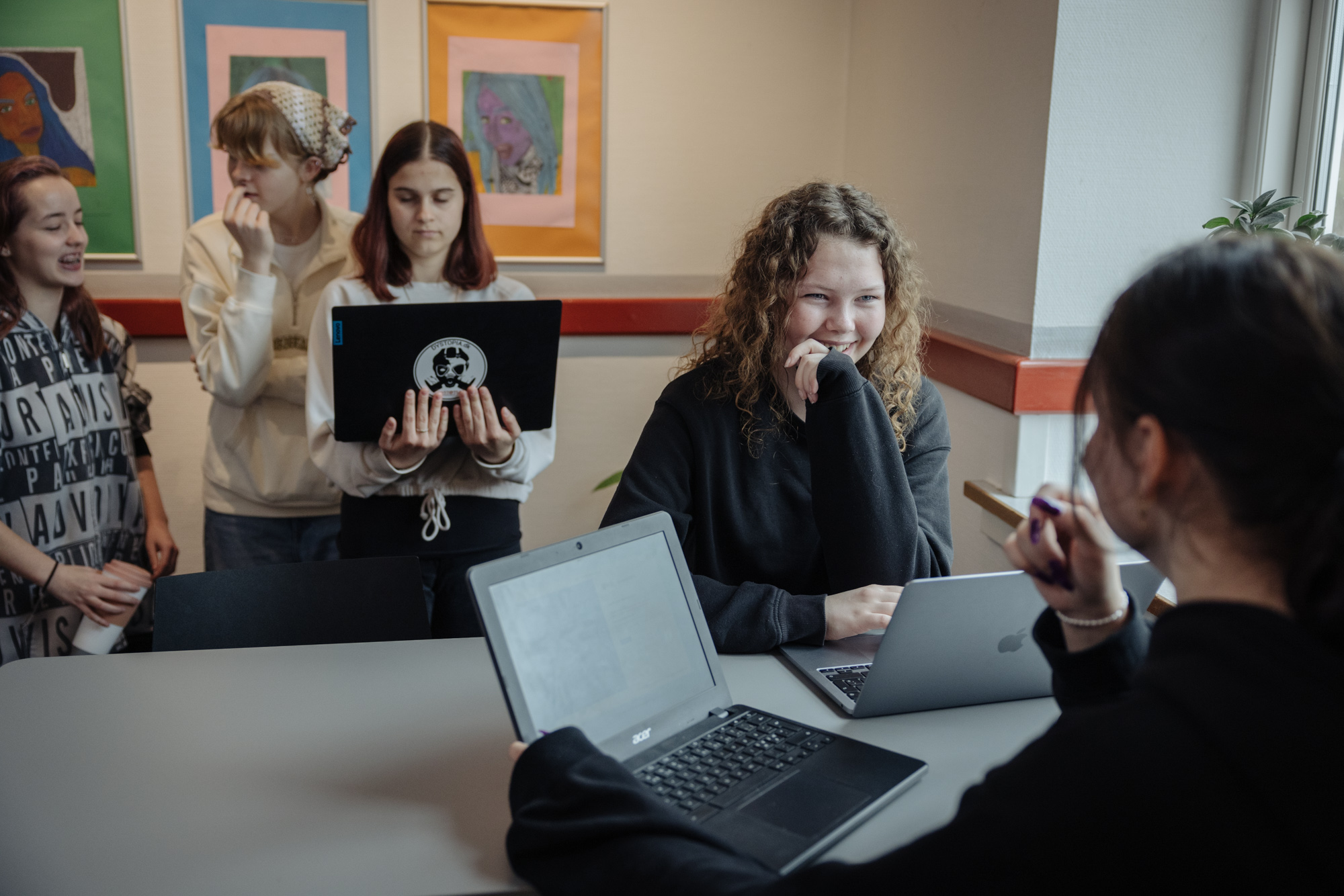 Billede af elever i undervisningssituation